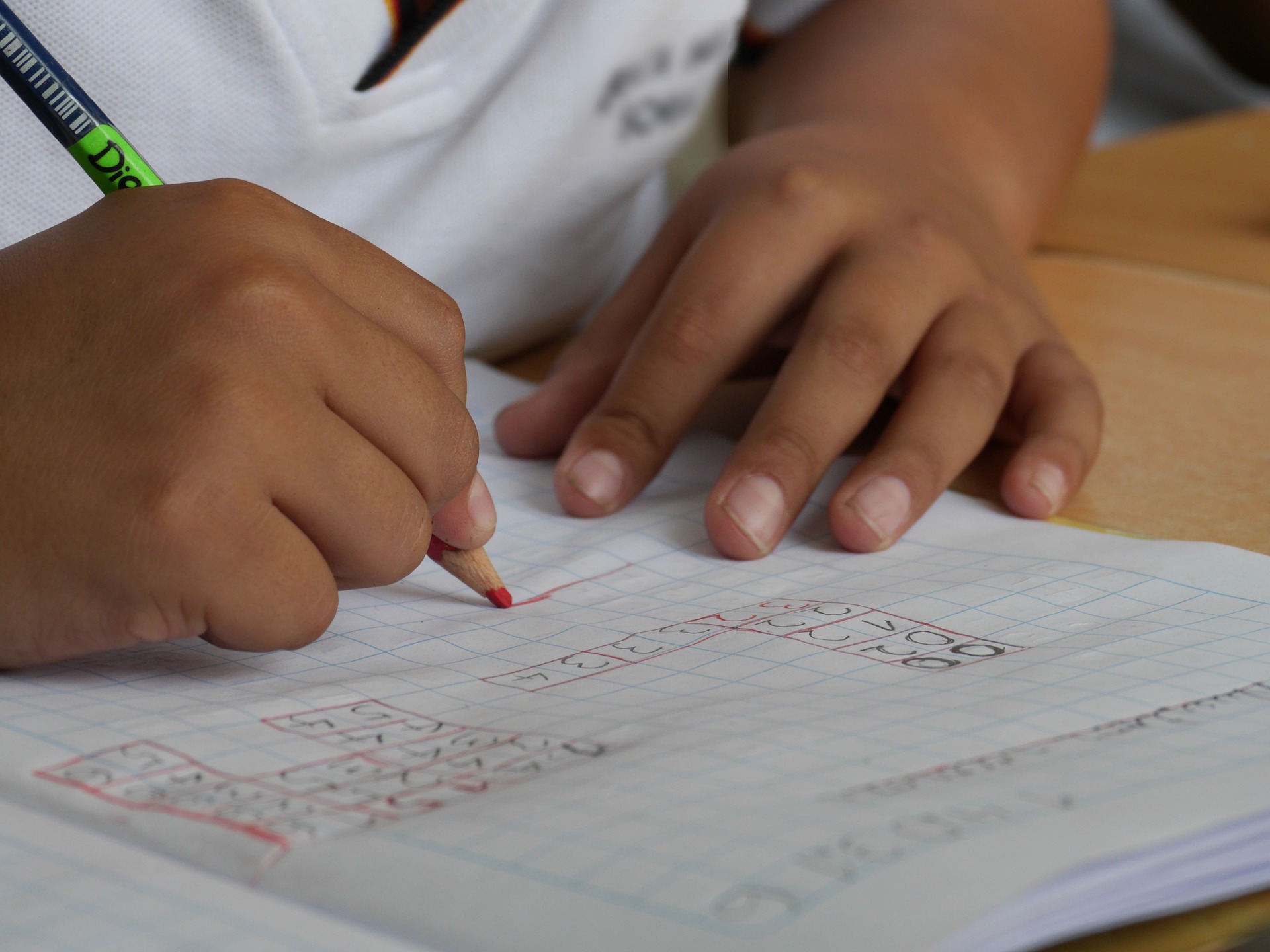 Children learning in a classroom